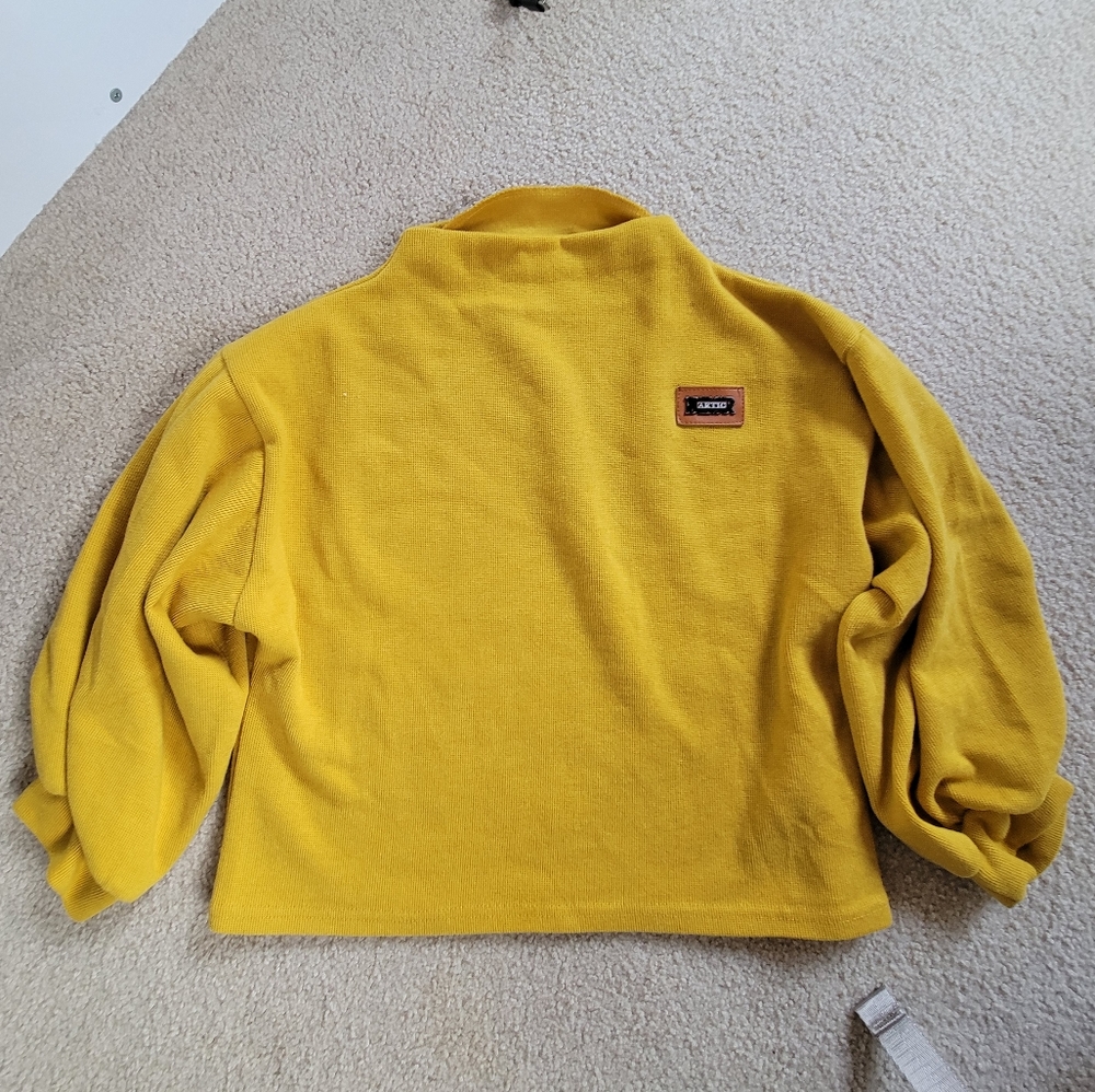 shein yellow sweater